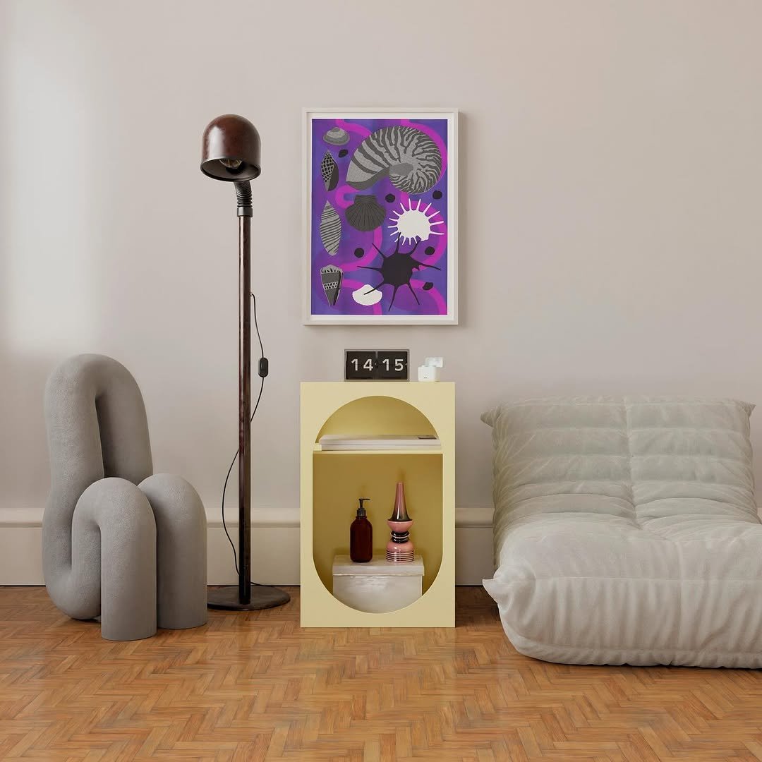 Photo by FYCH 프이치 on July 13, 2025. May be an image of picture frame, rack, poster, wine bottle, shadow box and text.