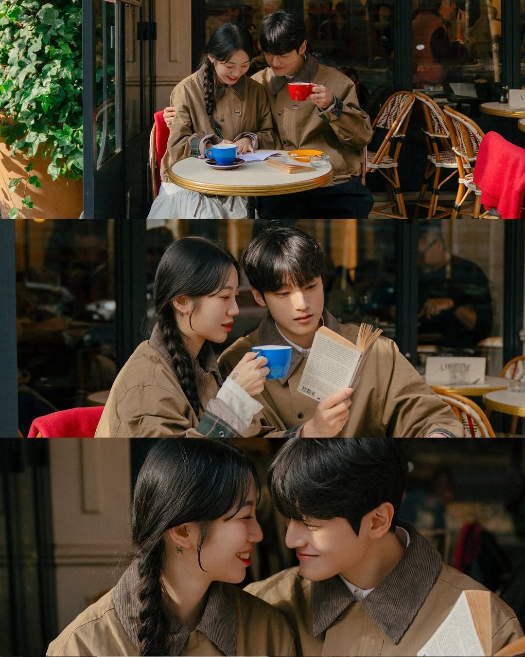 studio_gloire_ 게시물 이미지: 바라보는 두 눈에 사랑이 가득했던, 따뜻한 봄날 같았던 두 분💜

_
파리스냅은...