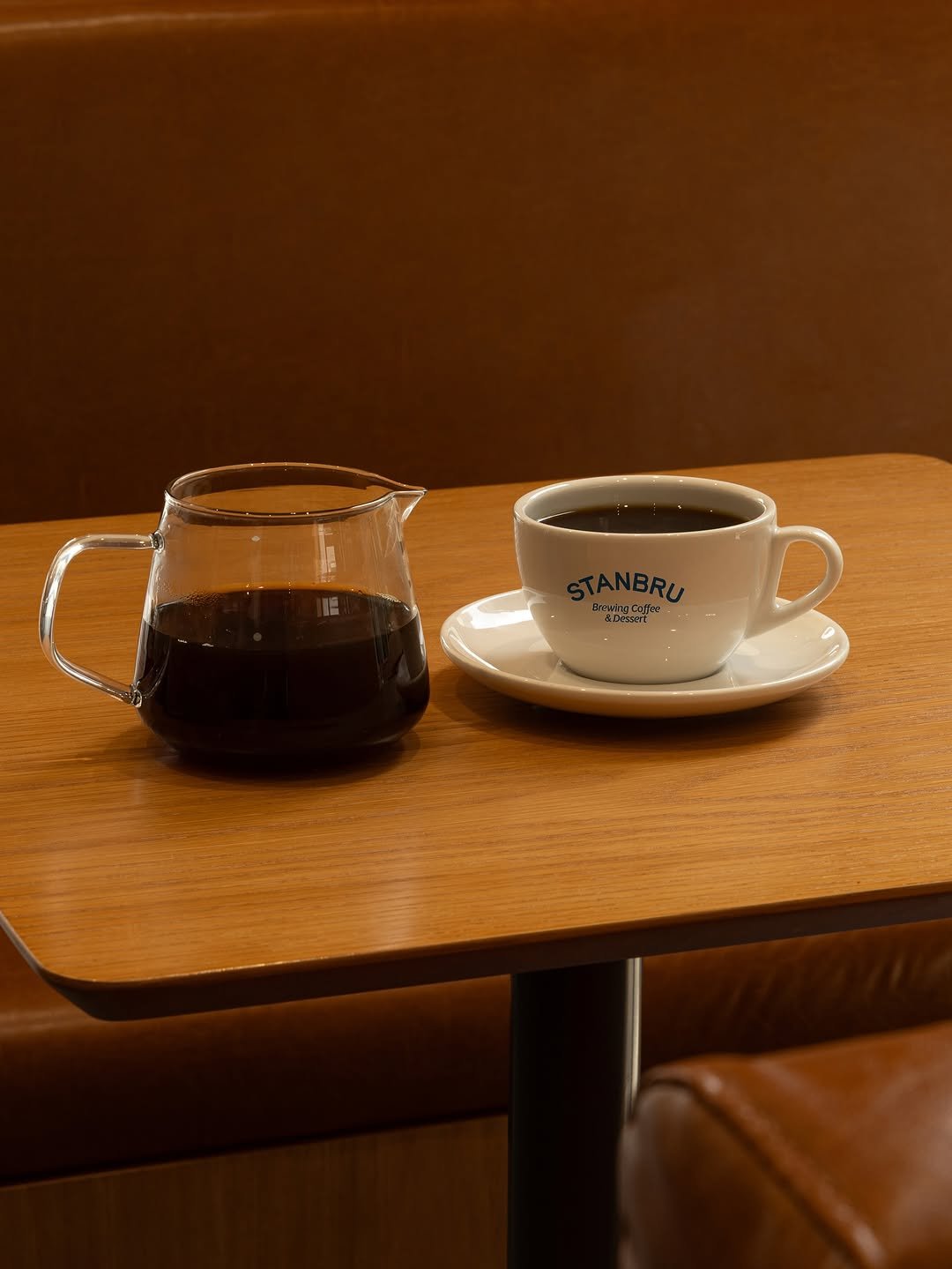 Photo by PULL POOL on August 03, 2025. May be an image of coffee cup, coffee maker, coffee, cappuccino, cup, carafe, saucer and text.