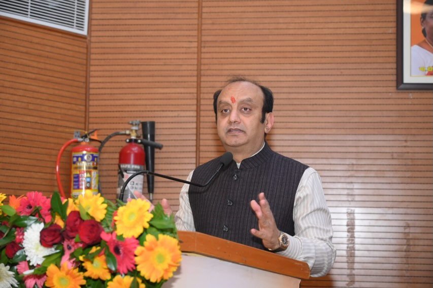 Photo by Dr Sudhanshu Trivedi on November 26, 2025. May be an image of dais.