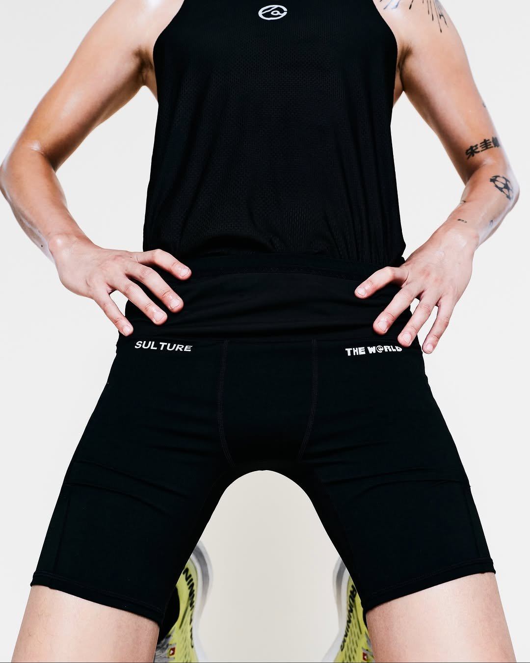 Photo shared by THE W@RLD on September 01, 2025 tagging @thewarld_official, and @sulturemedia. May be an image of 1 person, activewear, sportswear, shorts, sports equipment and text that says 'SUL SULTURE TURE eHeH THE WORLD'.