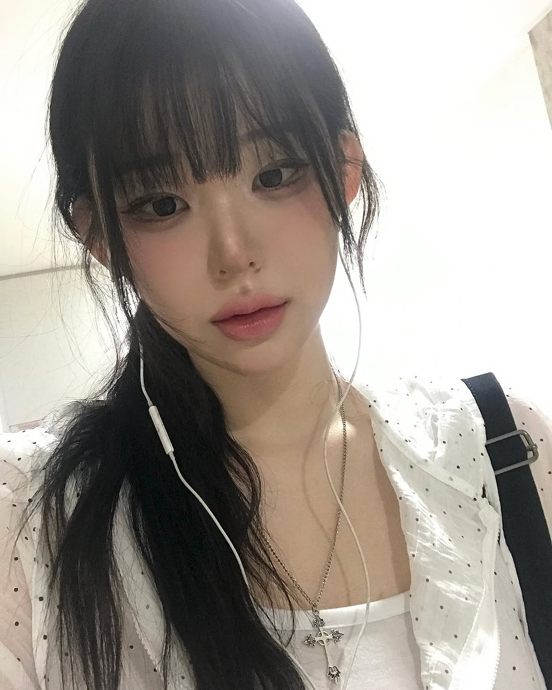 Photo by 남수민 on July 09, 2025. May be a selfie of 1 person, hair and text.