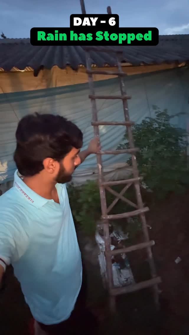 sumitindianfarmer 게시물 이미지: Day-6 , Poultry farm Soil Problem and Rain has...