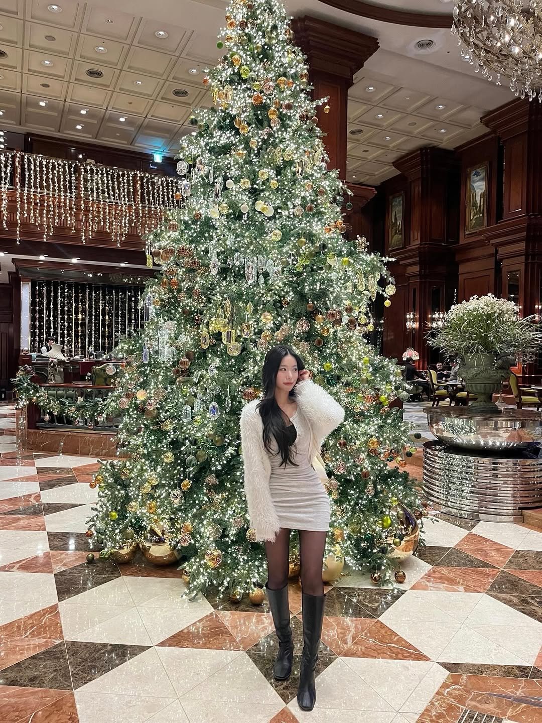 Photo by 성은 on January 16, 2026. May be an image of christmas tree and tinsel.