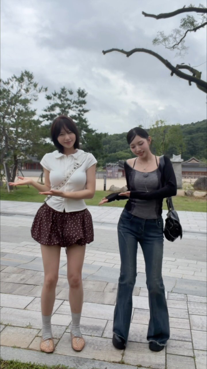sunn416 게시물 이미지: 아웃핏 체크하는데 생긴 일