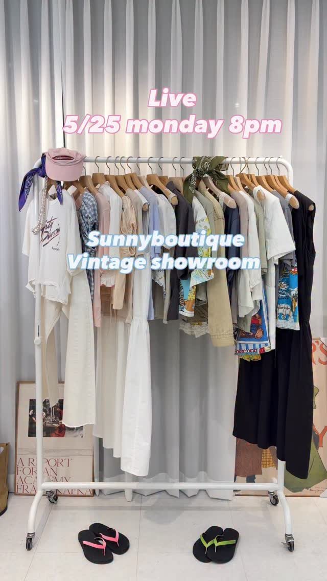 sunny_boutique_sunny 게시물 이미지: 5/25 저녁 8시 라이브 예고 
라이브 상품
써니 화이트 데님, 댄싱 크롭티,...