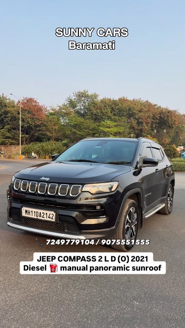 sunny_cars_ 게시물 이미지: JEEP COMPASS 2L D 2021 
Single owner 
Diesel...