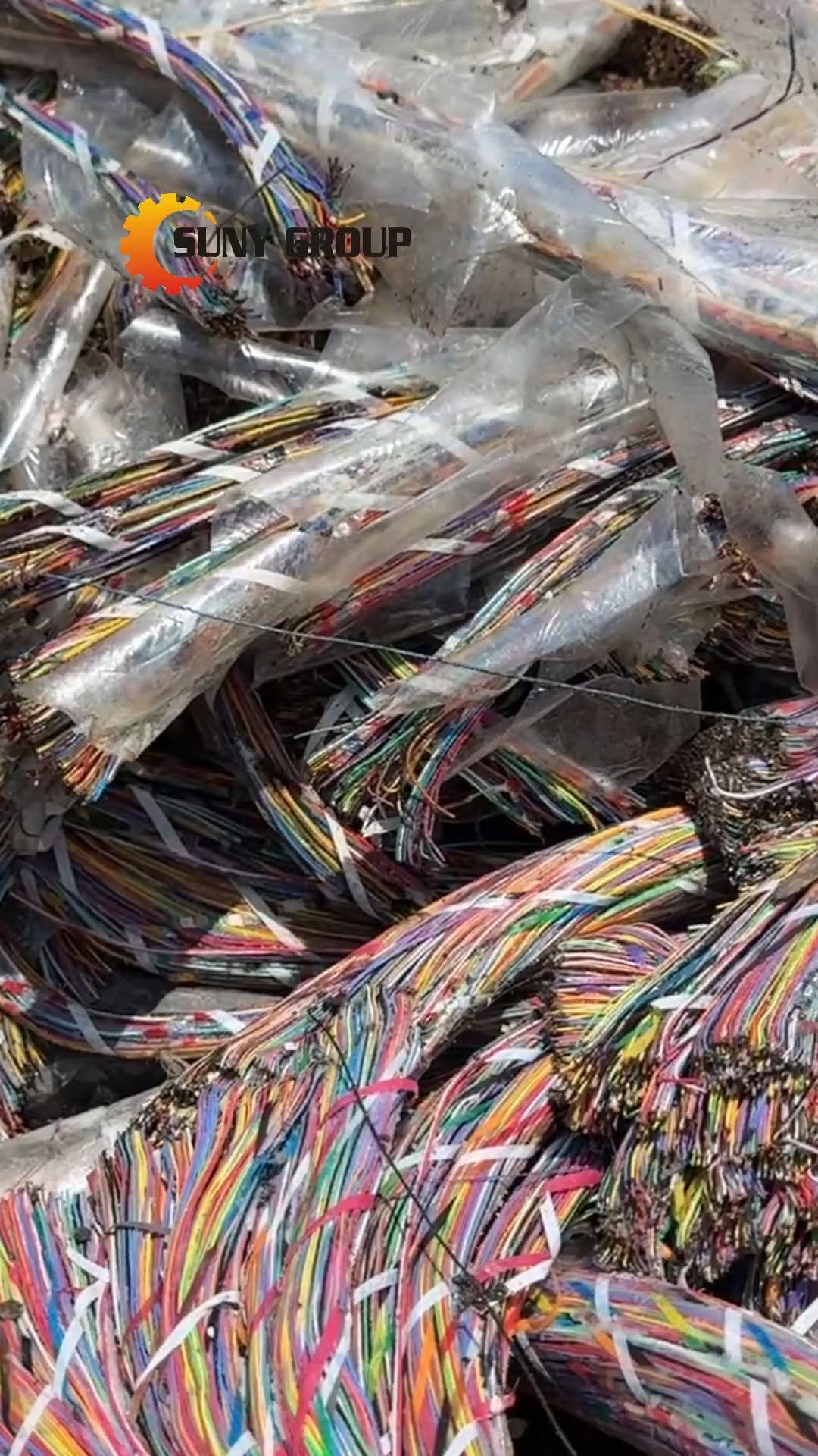 sunyrecyclemachinery 게시물 이미지: Jelly Filled Wire Cleaning Process 😲 Pure...