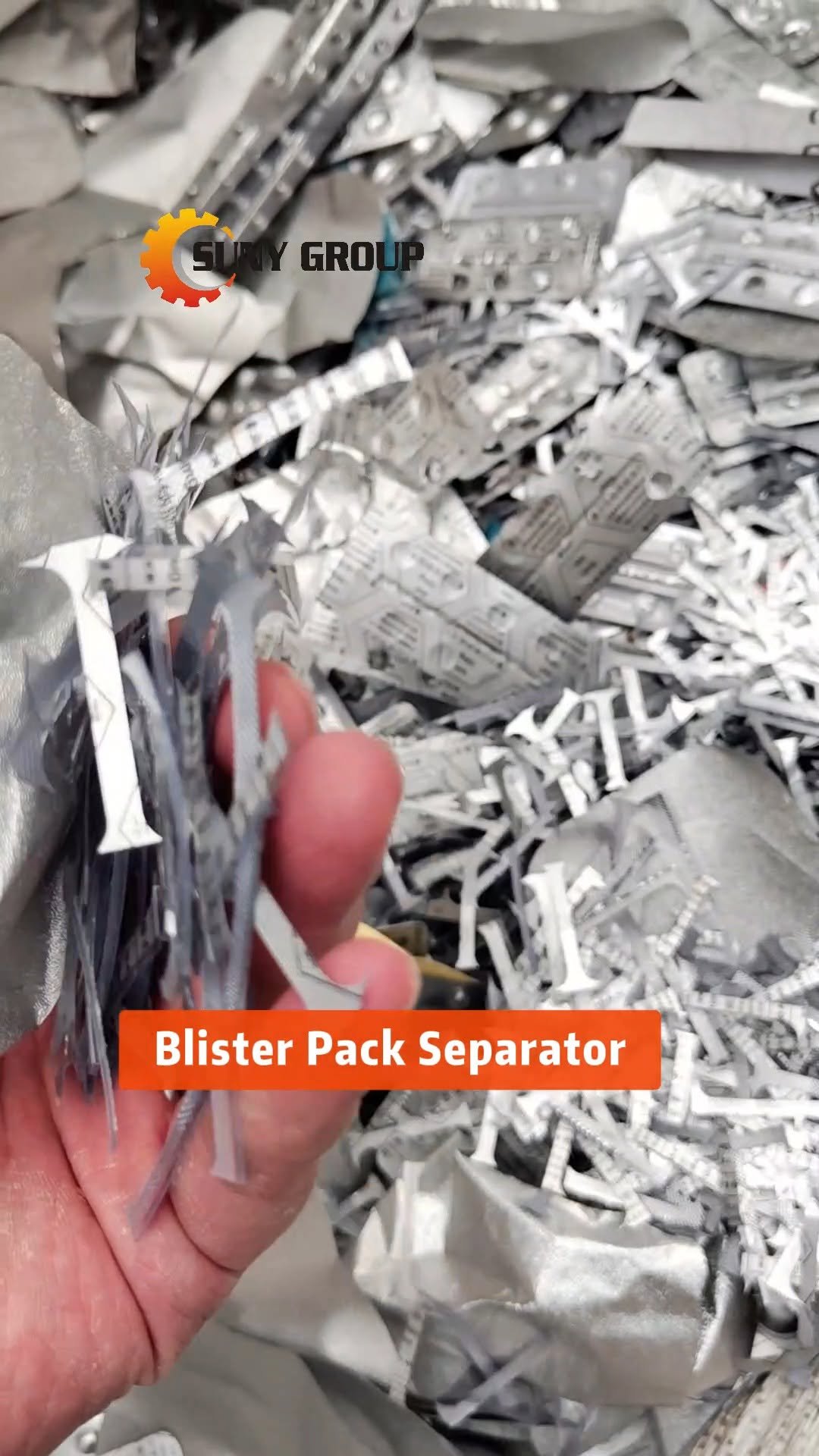sunyrecyclemachinery 게시물 이미지: Blister Packs Recycling = Real Money 💰♻️...