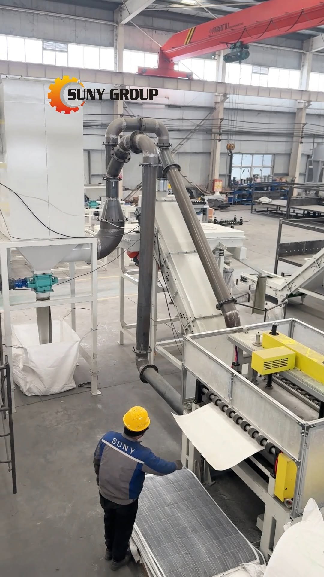 sunyrecyclemachinery 게시물 이미지: Remove Frames & Glass — Unlock Solar Recycling...