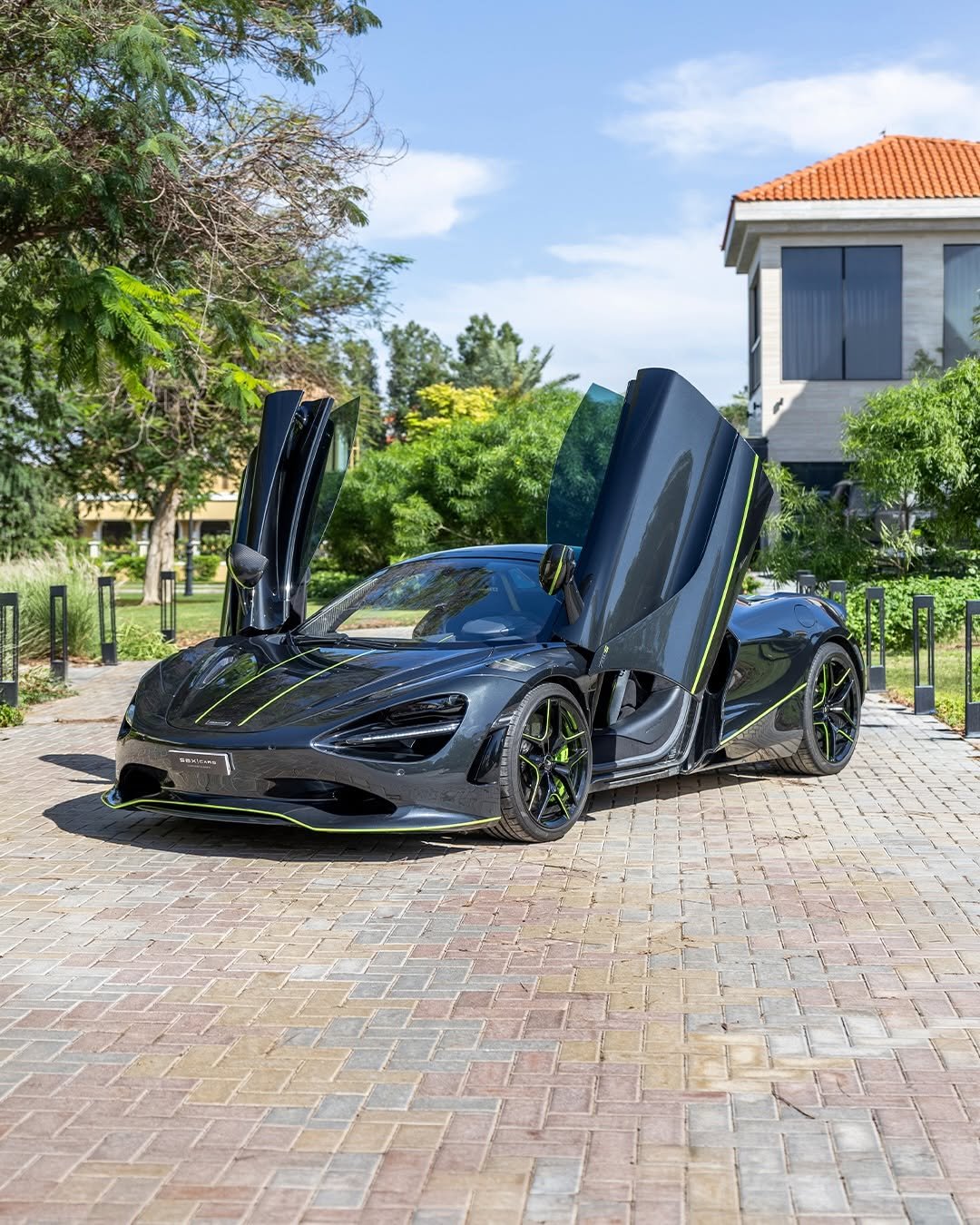 Photo shared by SBX Cars on April 14, 2026 tagging @supercarblondie. May be an image of race car, roadster, blower, wheel and text.