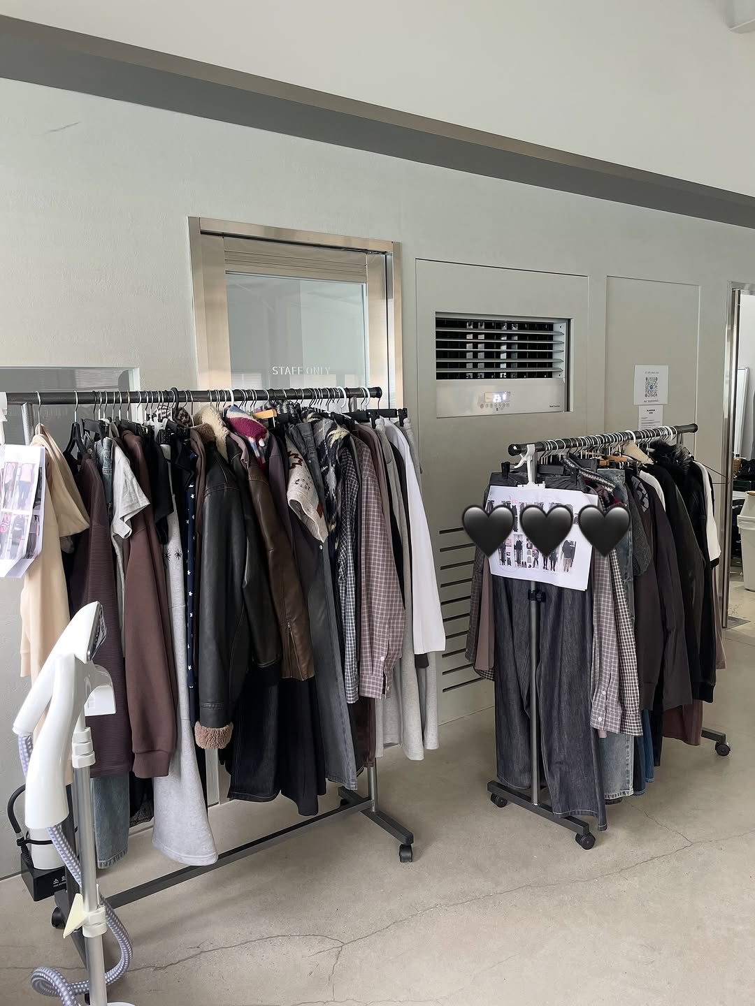 Photo by Supersub on August 12, 2025. May be an image of rack, clothes hanger and text.