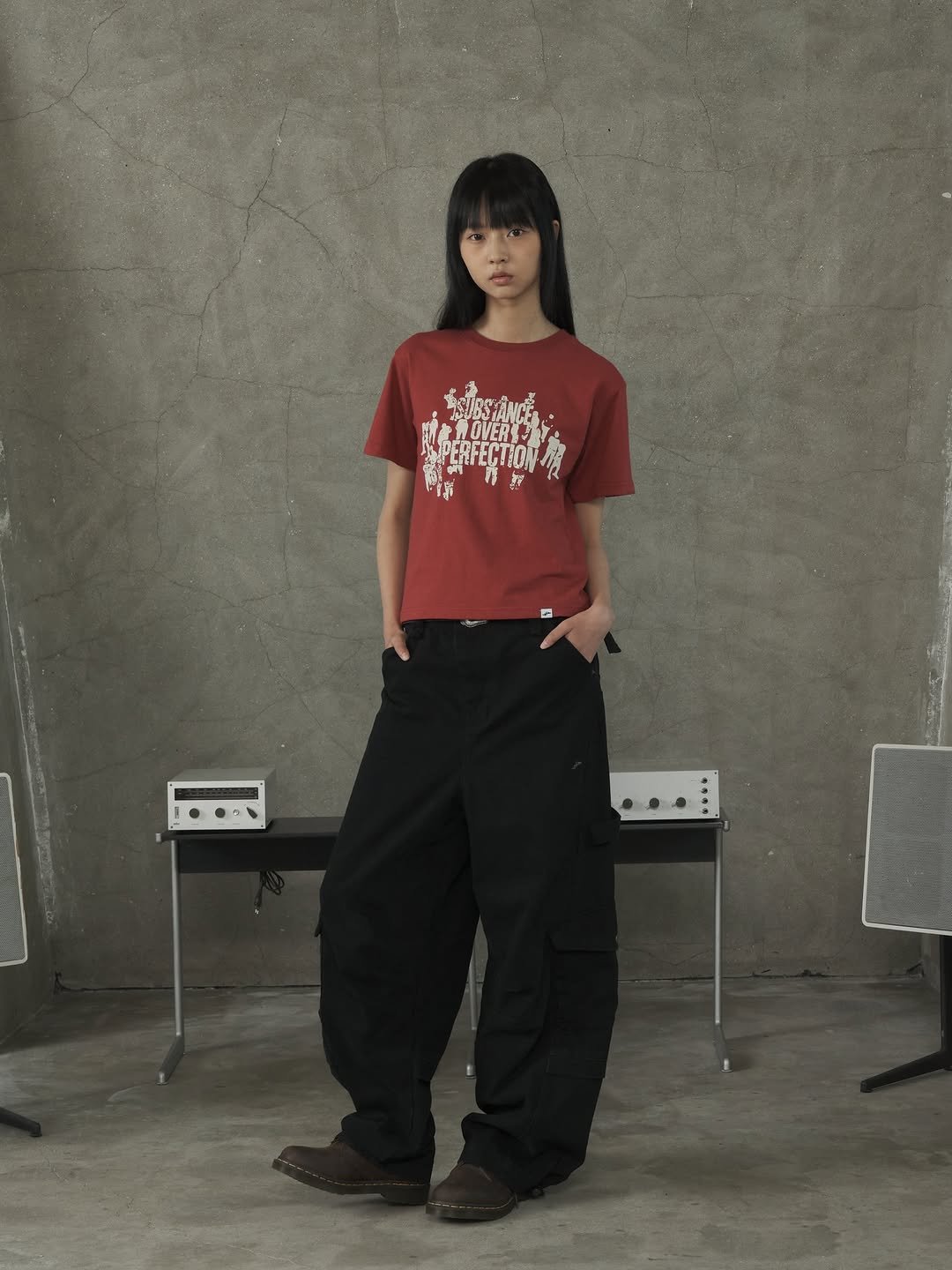 supersub_kr 게시물 이미지: Over Perfection Crop T-shirt