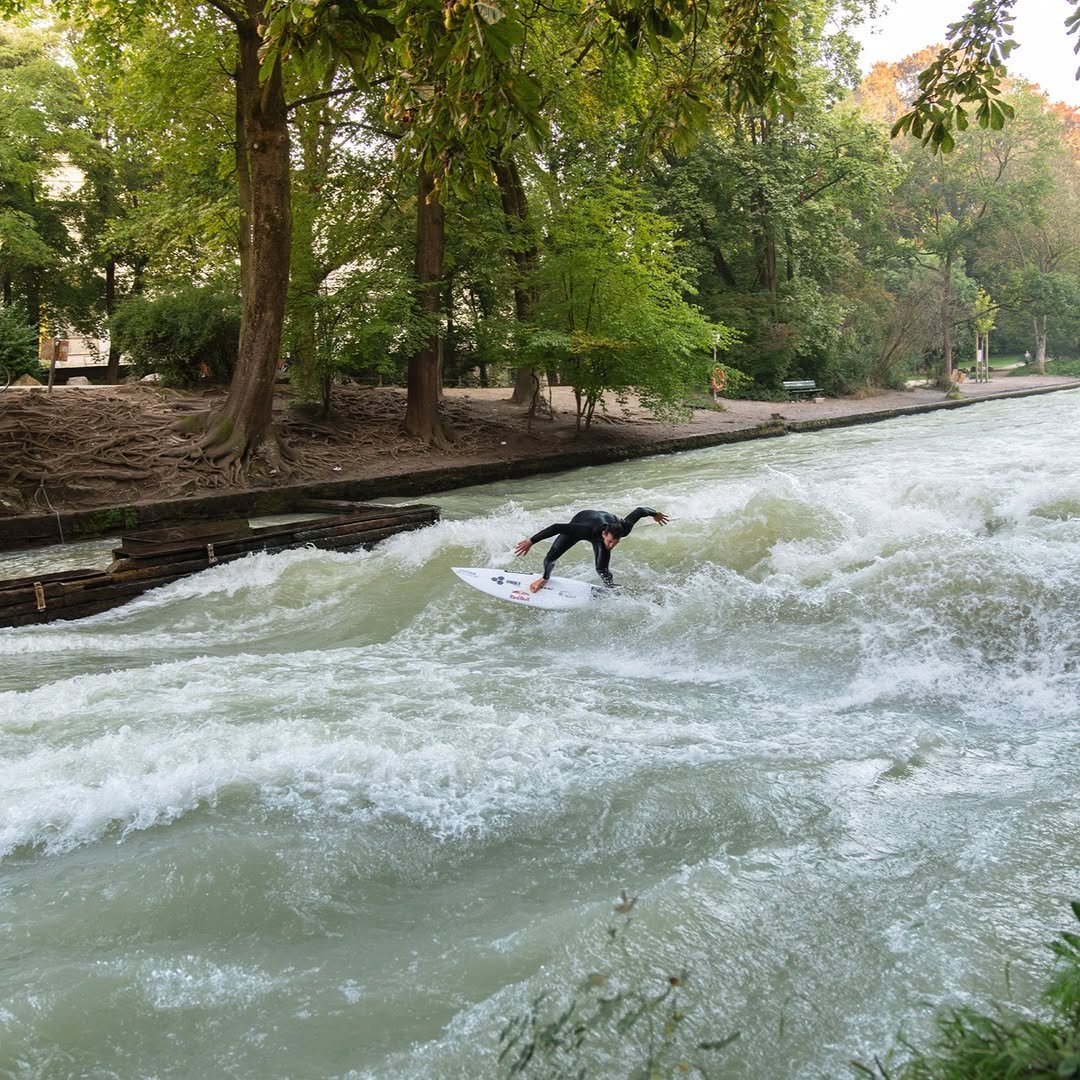 Munich scraps plan to restore its legendary Eisbach river wave
