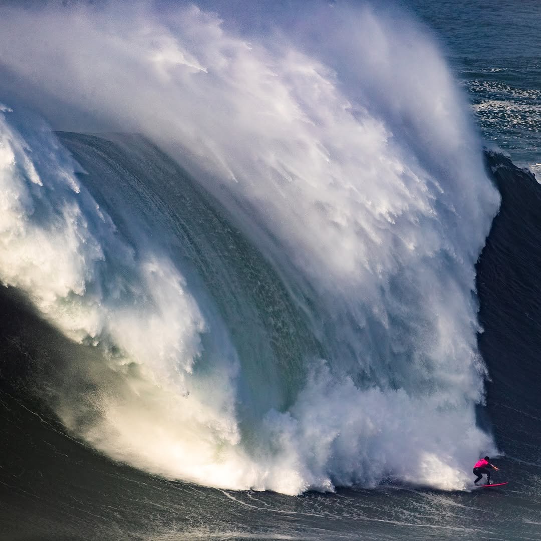 The Nazaré Canyon doesn't channel waves. It focuses them