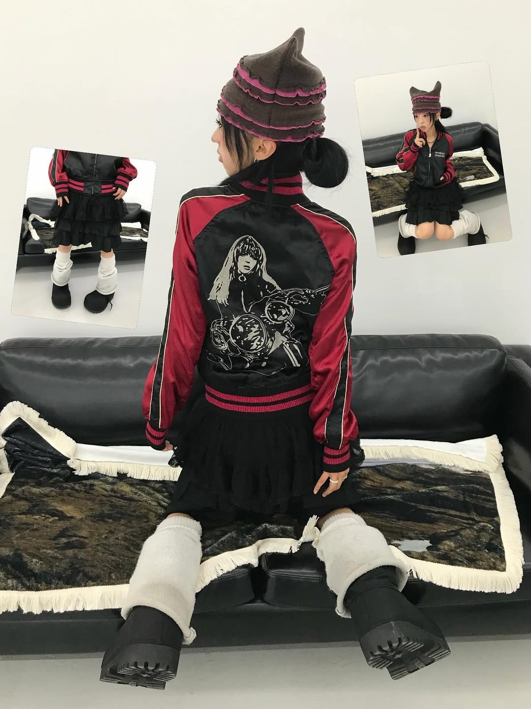 Photo by 스윙잉서울 대구 on March 03, 2026. May be an image of flight jacket, mannequin and text.