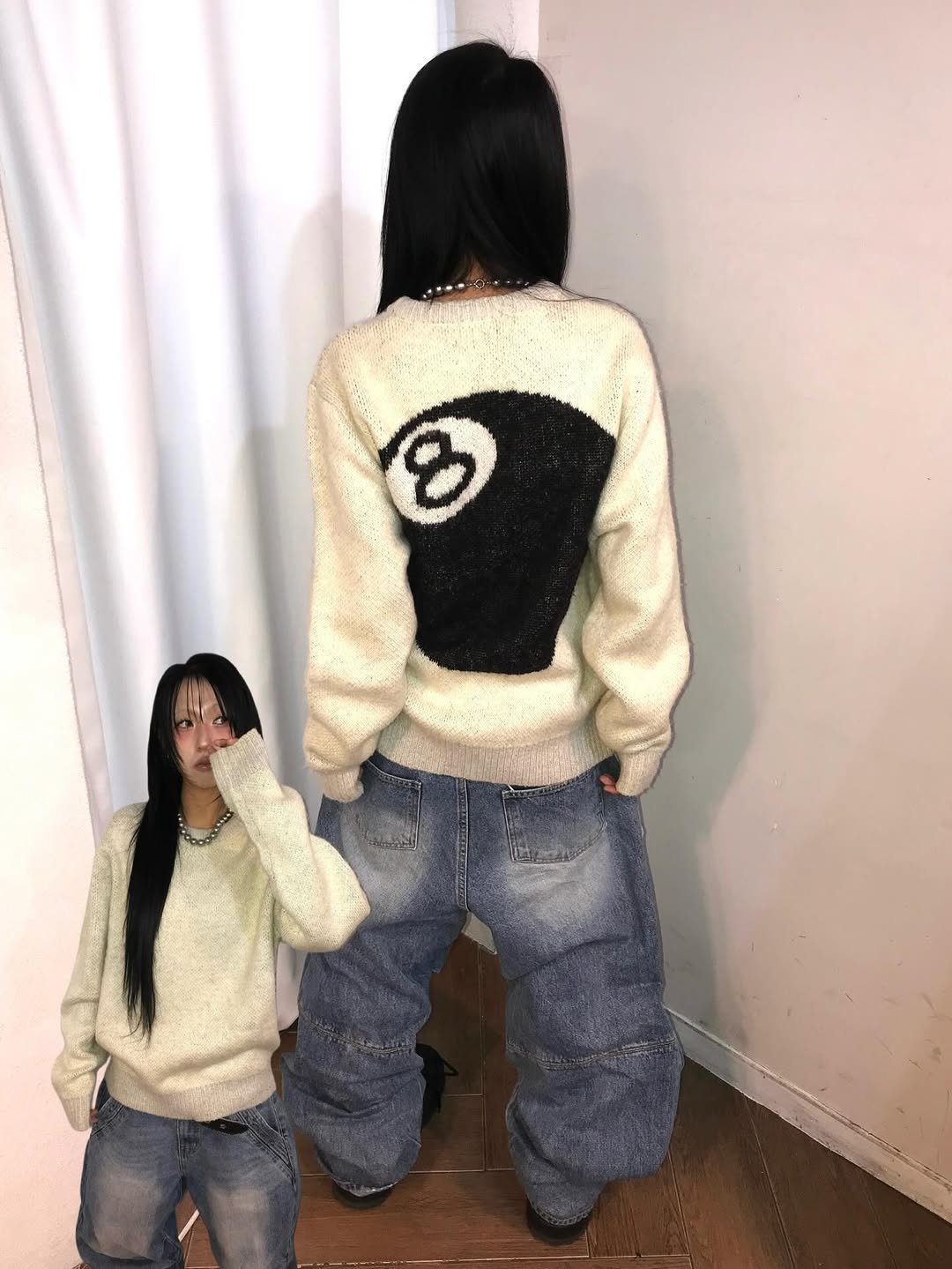 Photo by 스윙잉서울 대구 on December 02, 2025. May be an image of sweatshirt, sweatsuit, sweater and text.