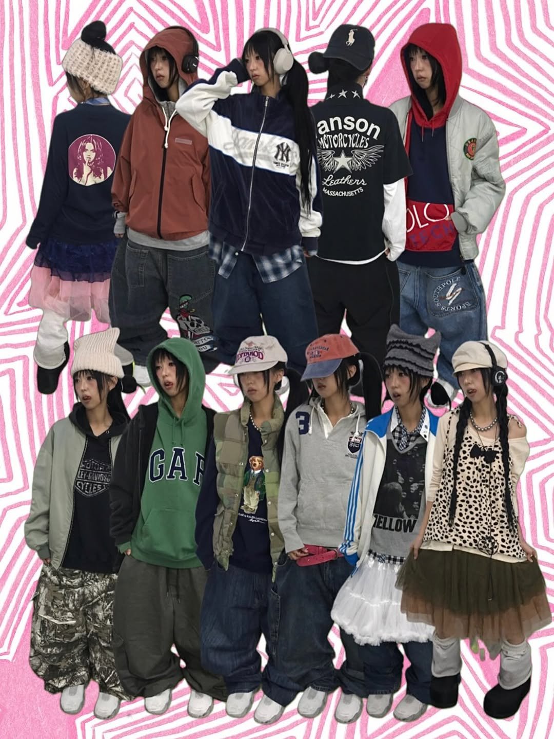 Photo by 스윙잉서울 대구 on March 03, 2026. May be an image of ‎one or more people, bangs, hat, duffle coat, sweatshirt, sportswear, parka and ‎text that says '‎Ж יתוד 원정 anson MUTORCIZES 新大酸 Leathers MASSACHUSETT ROXD4 መሰማ GAF‎'‎‎.