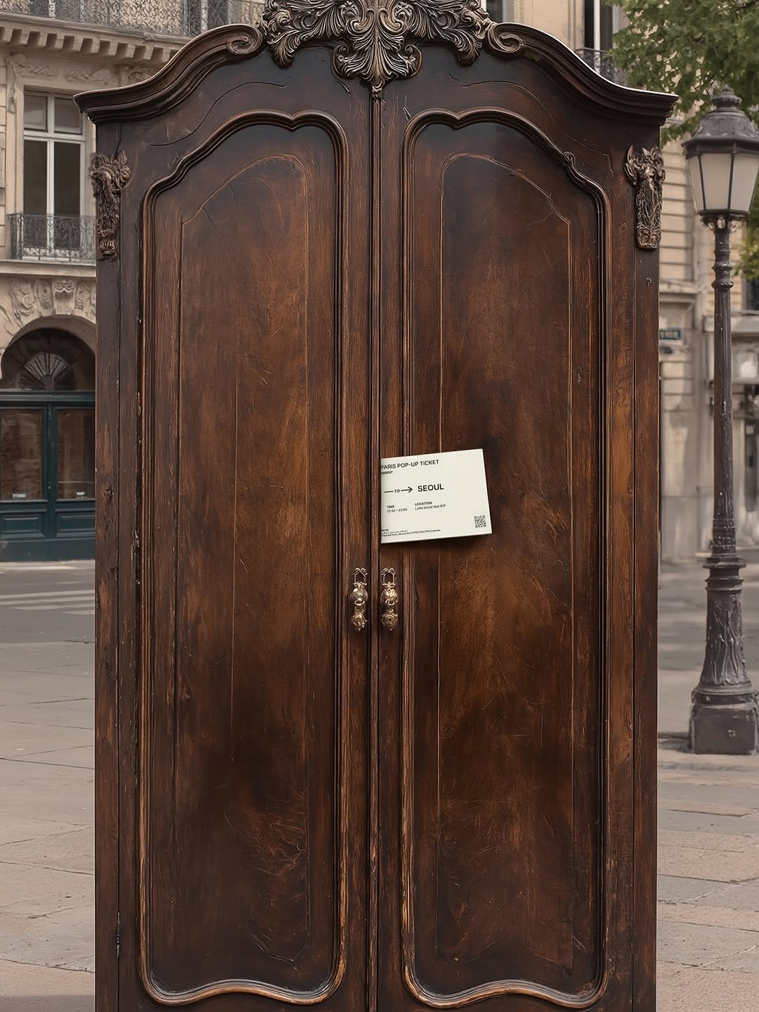 Photo by SYSTEM, SYSTEM HOMME on September 05, 2025. May be an image of armoire, display case, cabinet, door and text.