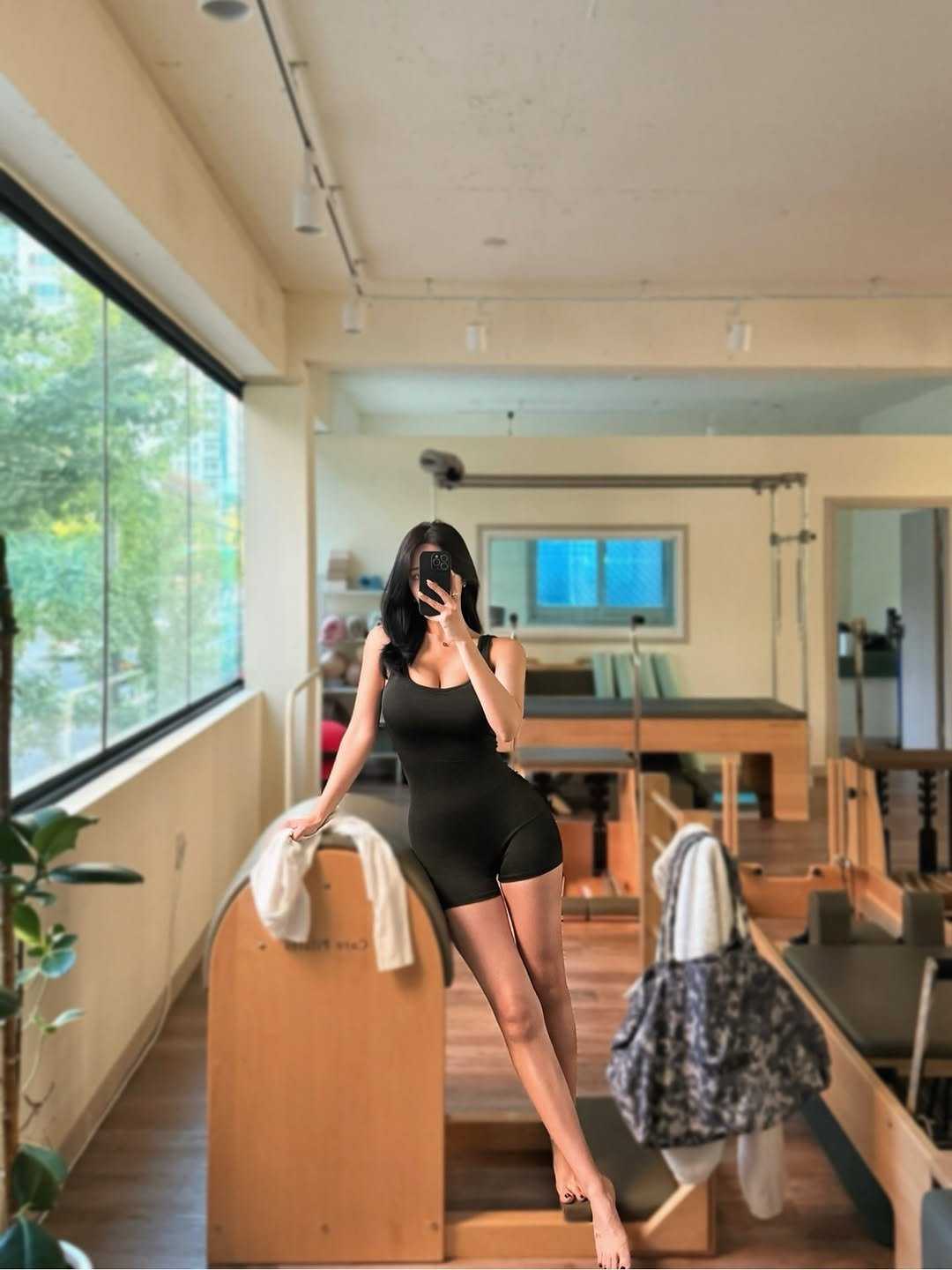 Photo by 리필라테스 대표원장 리경 in Pohang, South Korea. May be an image of activewear and text.