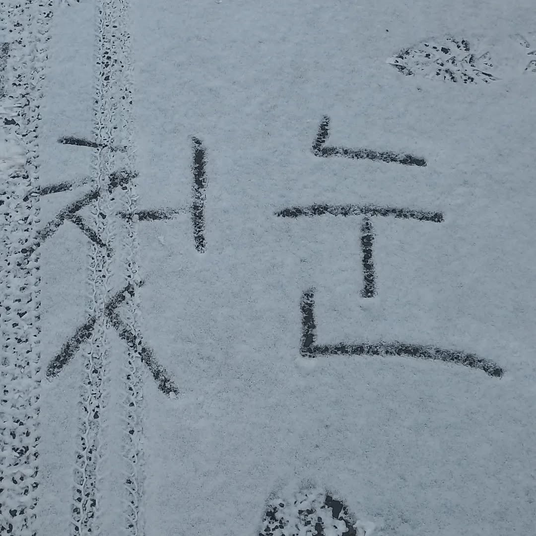 Photo by 찬혁 on February 01, 2026. May be an image of snow and text.