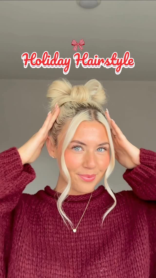 taaylor_xox 게시물 이미지: The CUTEST bow hairstyle ✨🎀🎄I’m seriously so...