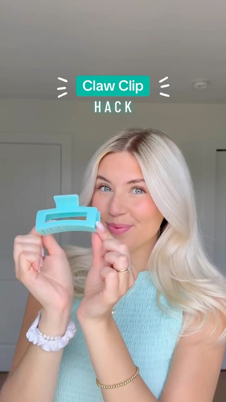 taaylor_xox 게시물 이미지: I love how easy this claw clip hack is 👏✨ This...