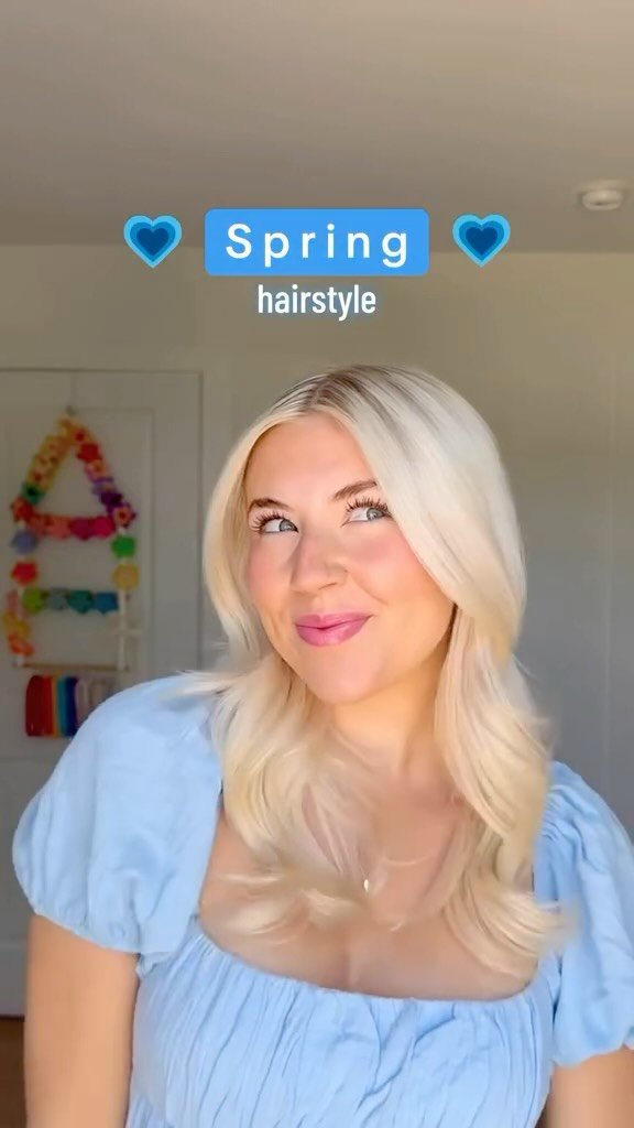 taaylor_xox 게시물 이미지: Spring Hairstyle Idea 🫶💙🦋 Love a cute half...