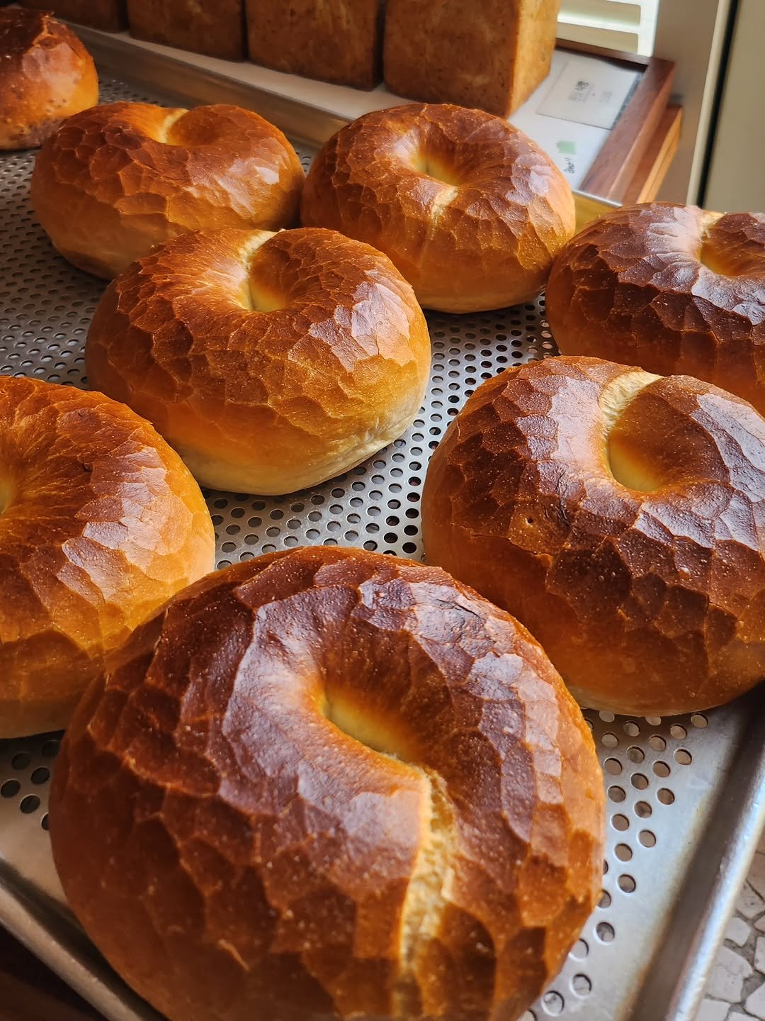 Photo by 빵굽는남자 on April 10, 2026. May be an image of babka, rye bread, bagel and text.