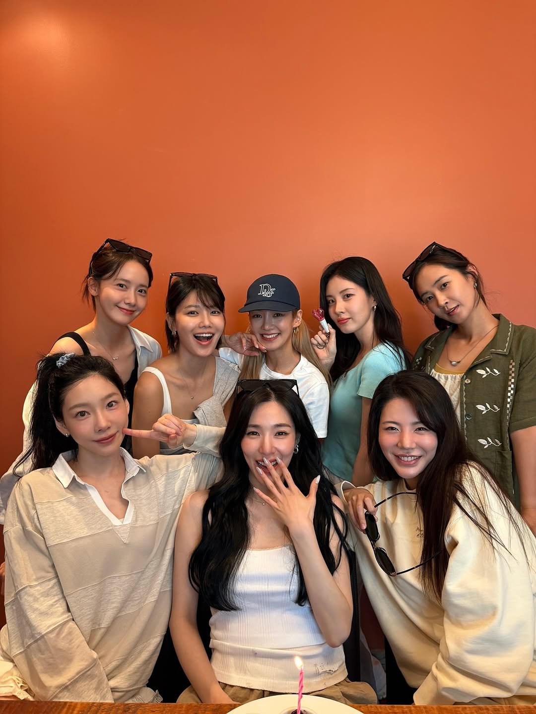 Photo by TaeYeon on August 04, 2025. May be an image of one or more people, hair and text.