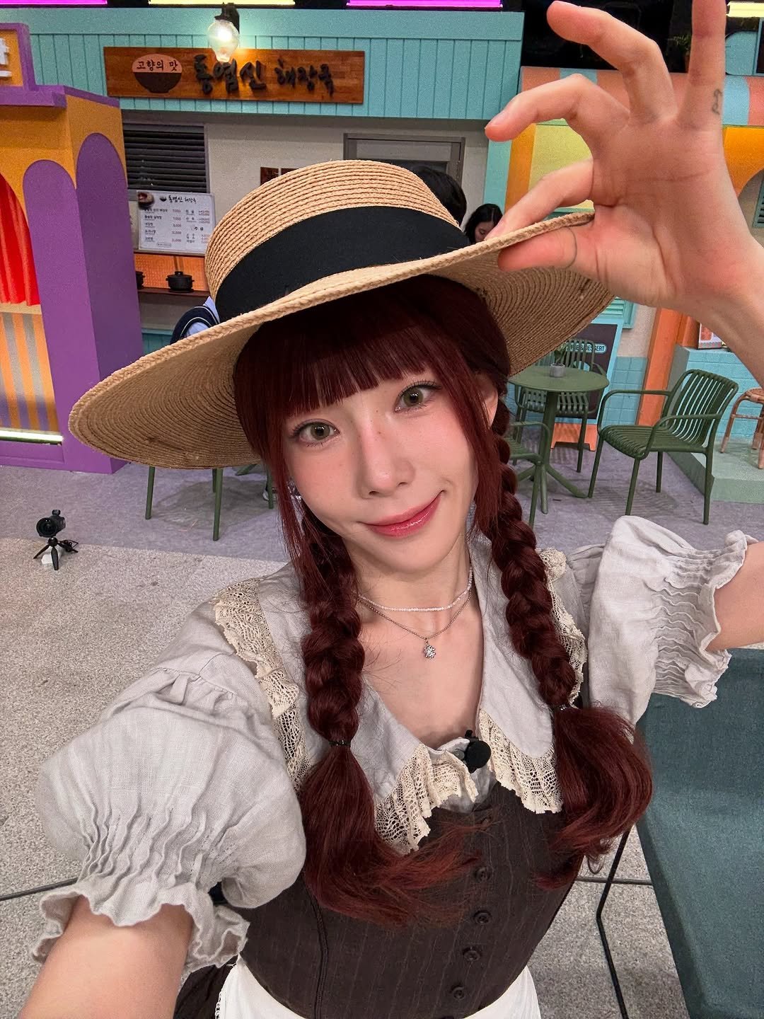 Photo by TaeYeon on July 26, 2025. May be an image of hat and costume.