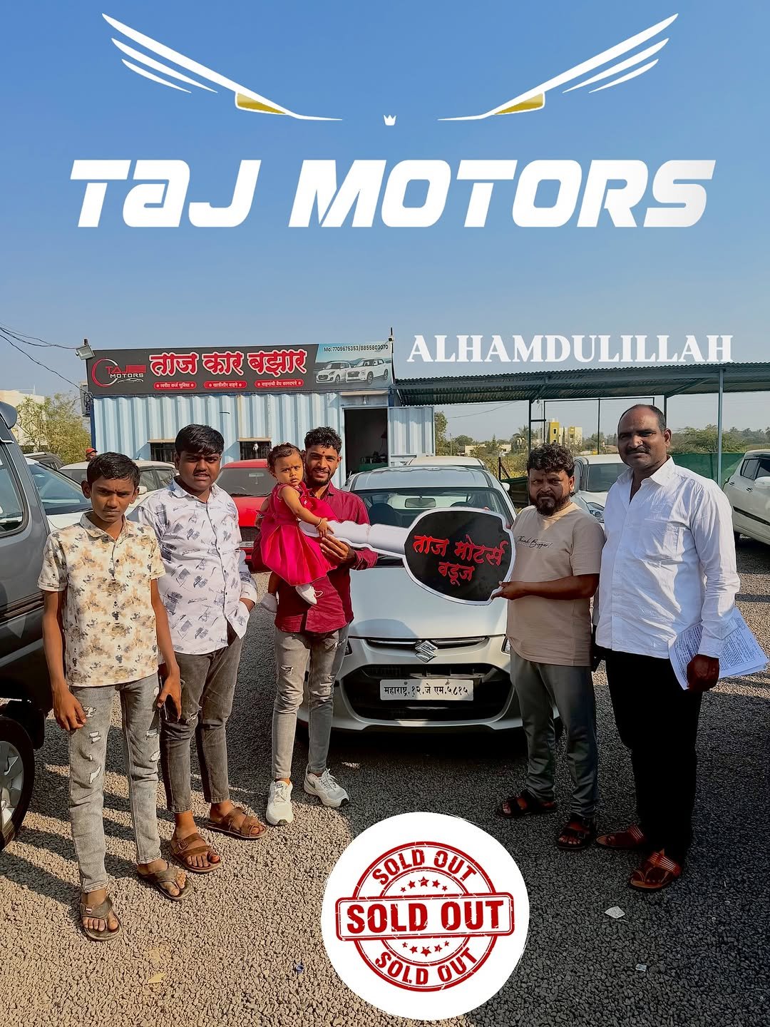 Photo by [ TAJ_MOTORS_ VADUJ ] on February 20, 2026. May be an image of car, jeep and text.