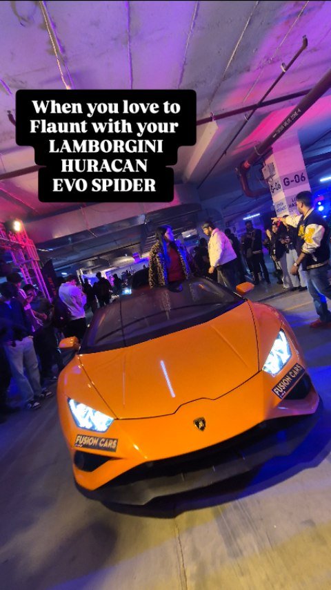 tamanna_k13 게시물 이미지: Lamborgini and the background sound 🥰 what a...