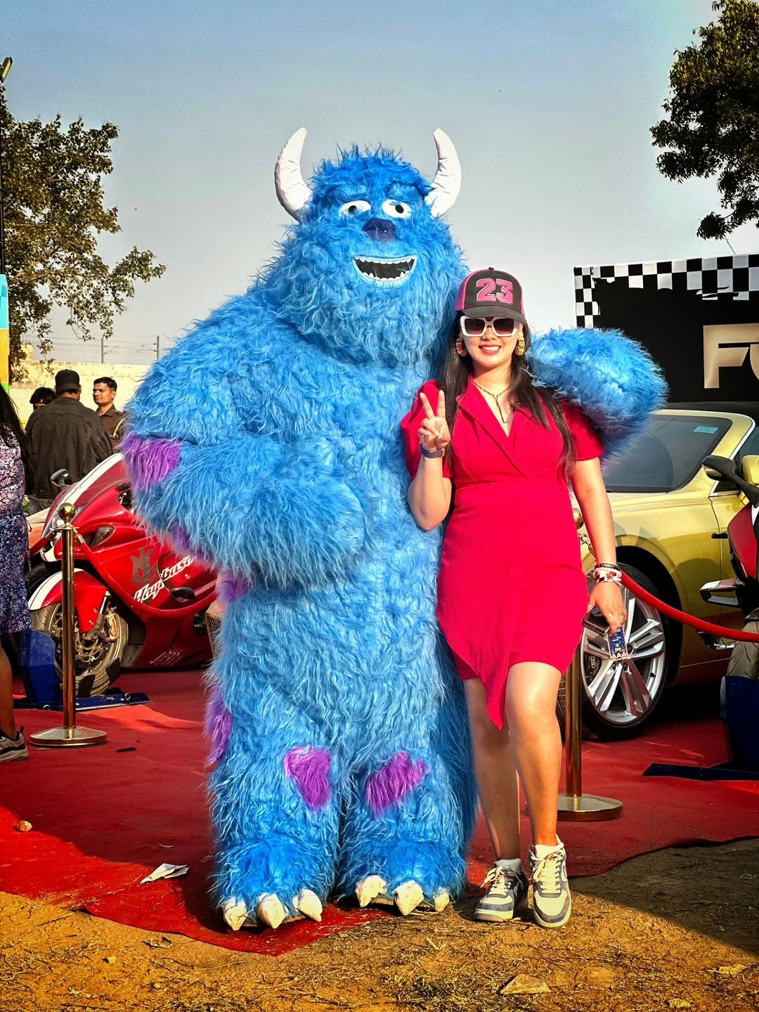 Photo by Tamanna_euphoria13 on February 23, 2026. May be an image of costume and text.