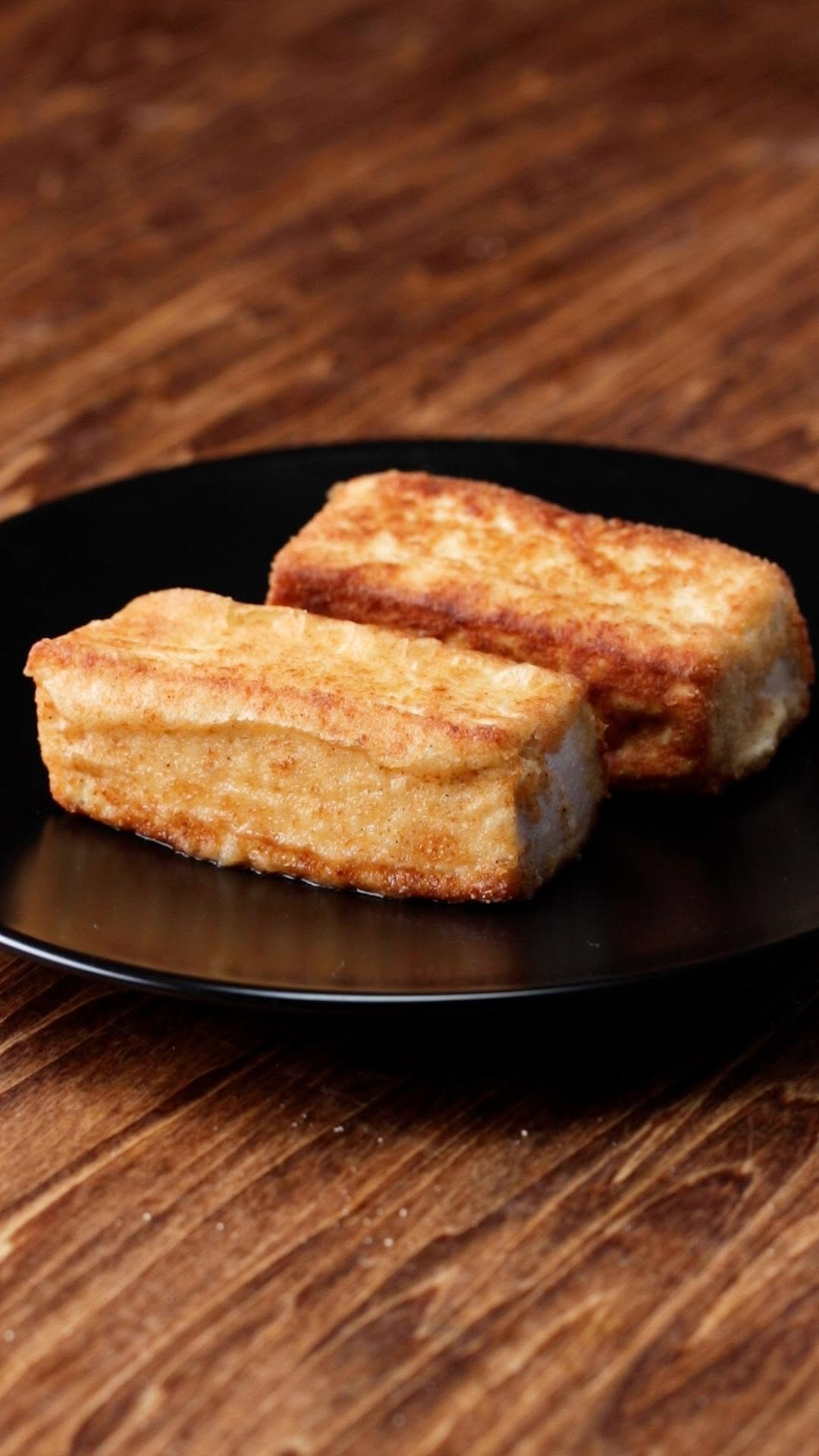 tastyjapan 게시물 이미지: 【秘密はあの粉！？】豆腐が格段にウマくなるヤバいステーキ！ / How To Tofu...