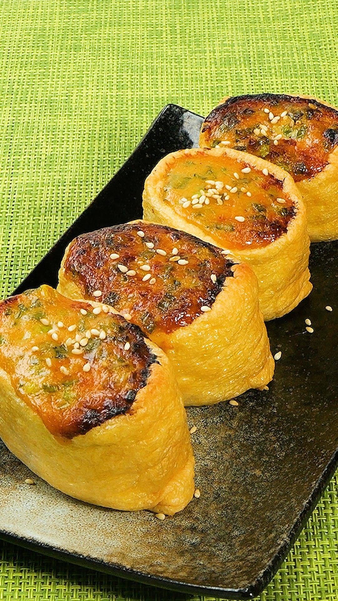 tastyjapan 게시물 이미지: 【油揚げ買ったら絶対作って♡】爆ウマなのにコスパ最強！簡単トースターレシピ / Roast...