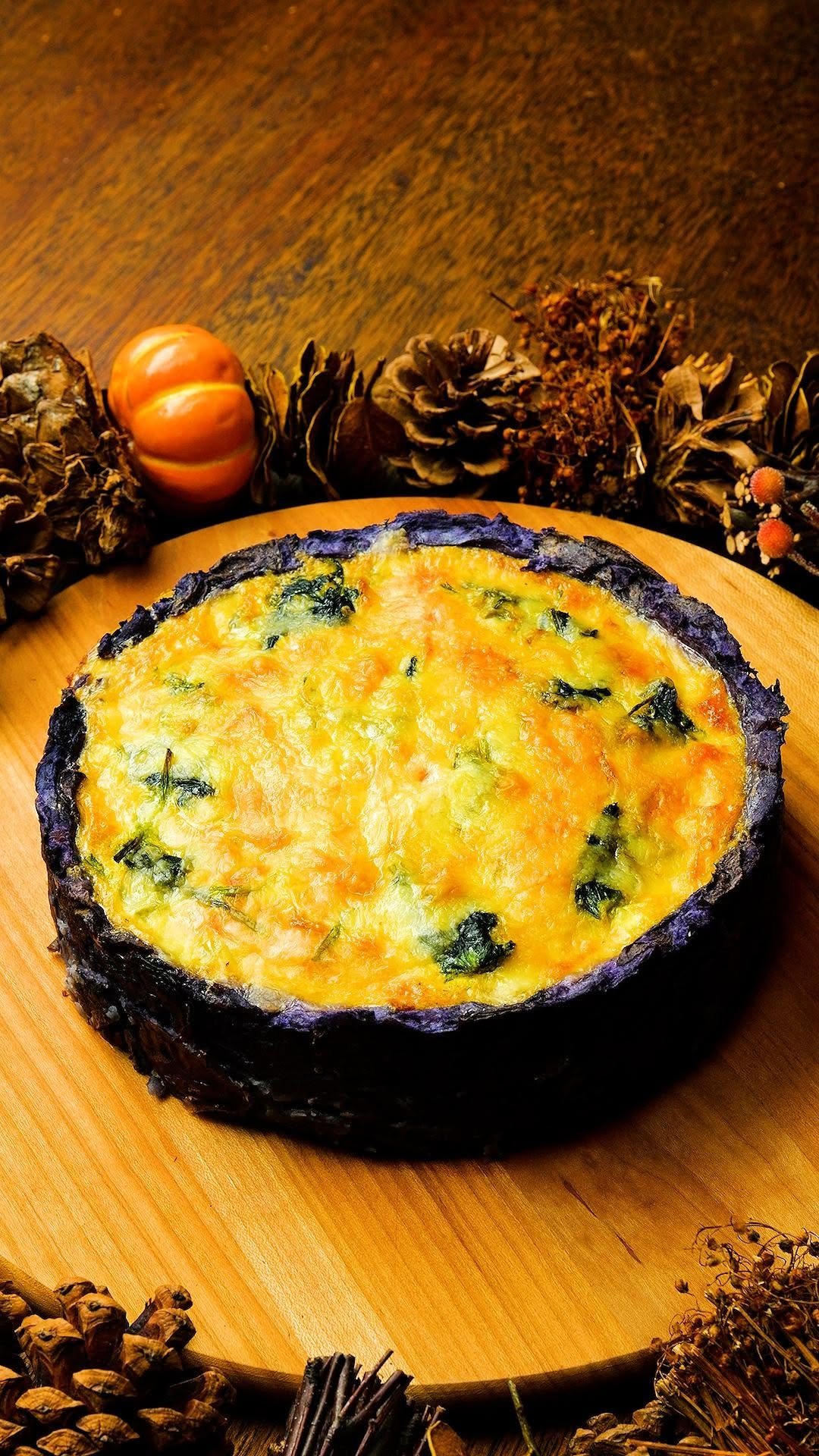 tastyjapan 게시물 이미지: 【ハロウィンにぴったり！】紫じゃがいもで作る♪ポテトタルト / Halloween...