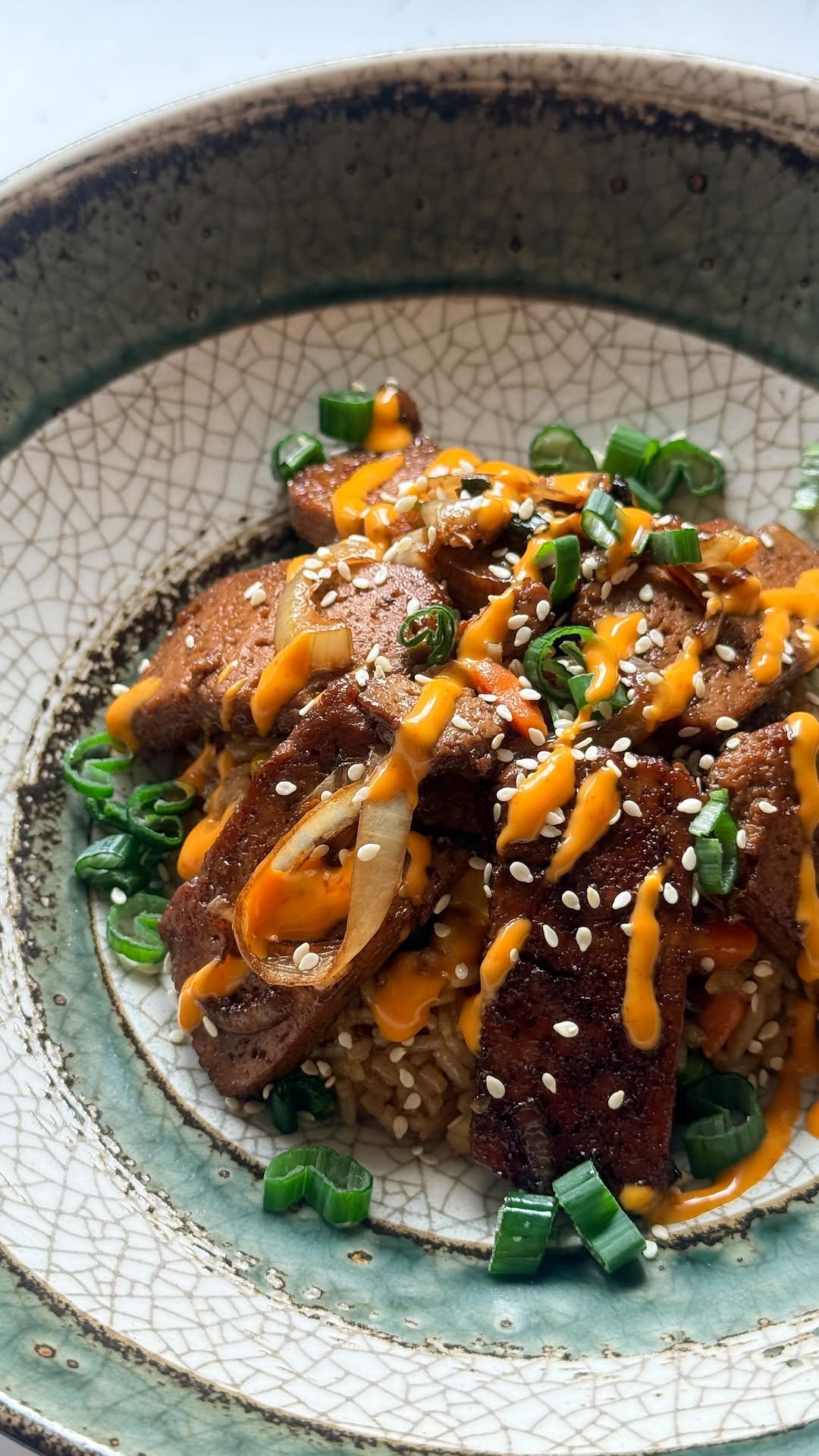 tastyuk 게시물 이미지: Filipino Fried Rice with Bulgogi-Style Tofu...