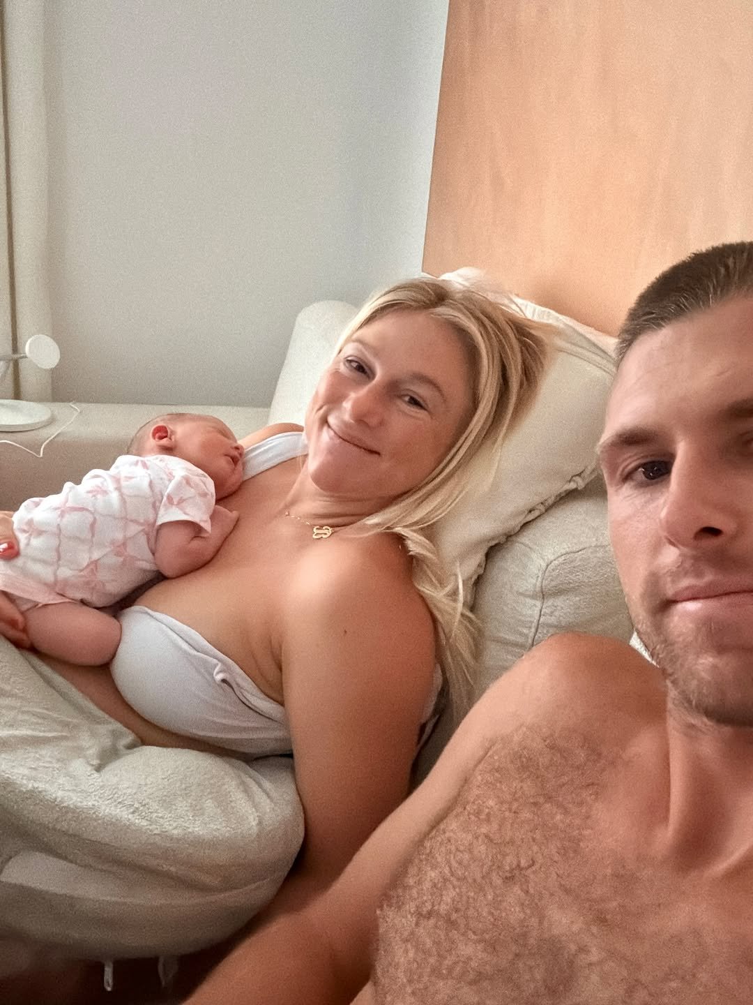 Photo shared by Tatiana Weston-Webb on February 05, 2026 tagging @jesse_mendes. May be an image of baby, diaper and text.