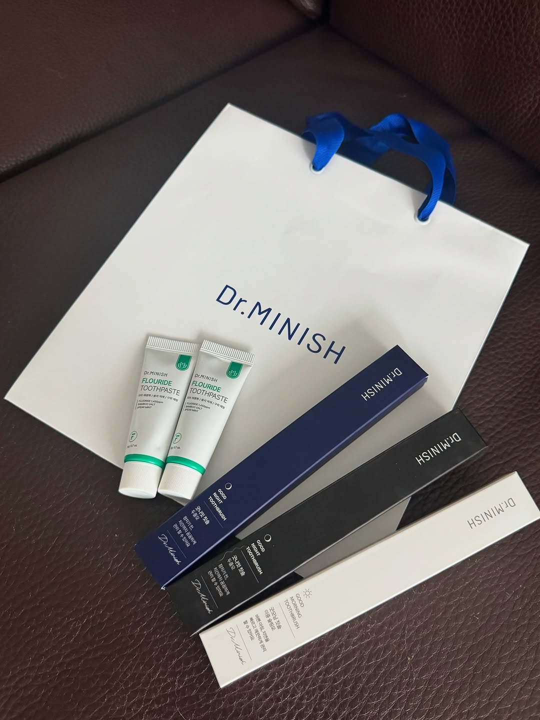 Photo shared by TATSUKI on September 03, 2025 tagging @minish_dental_jp. May be an image of fragrance, hair product, ointment, lotion, hand cream, dental floss and text.