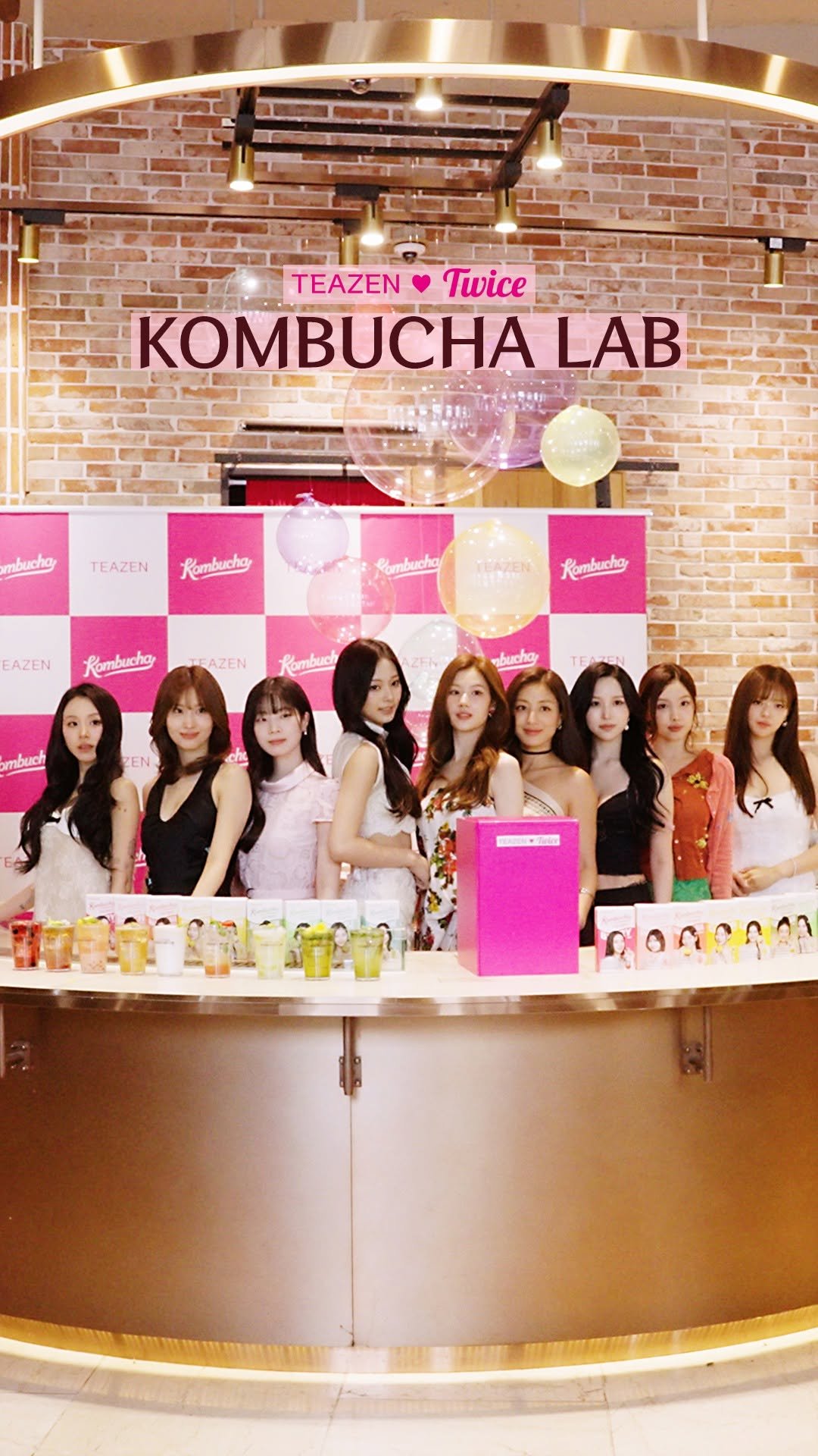 teazenofficial 게시물 이미지: ✨TWICE X TEAZEN KOMBUCHA LAB✨

트와이스와 함께한 특별한...