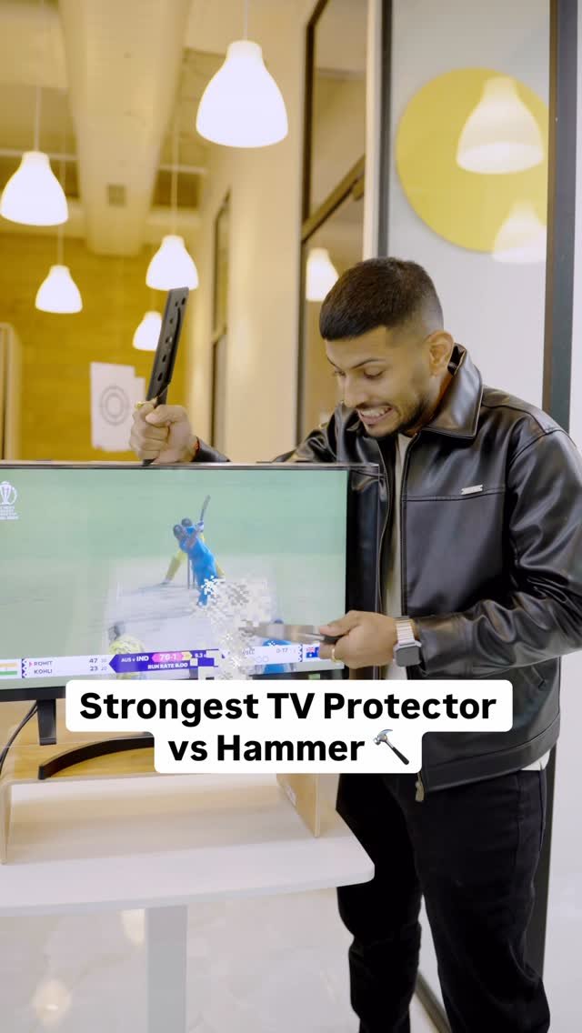 techburner 게시물 이미지: World’s Strongest TV Screen Protector vs...