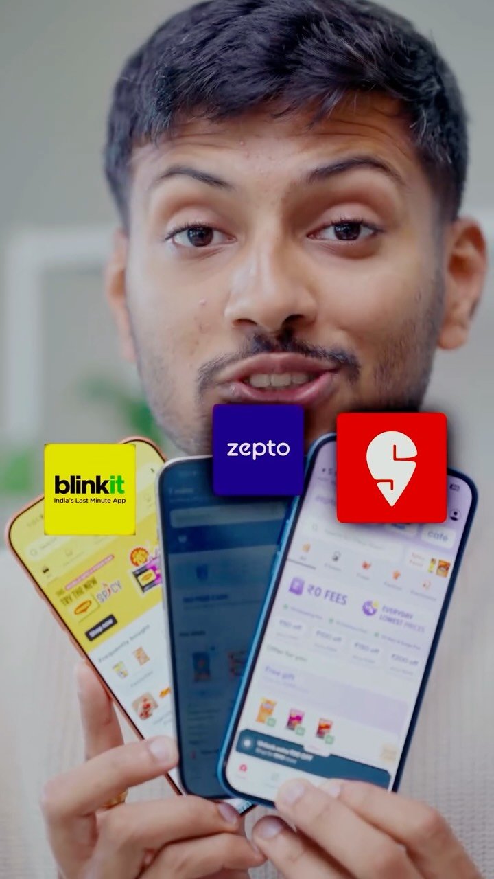 techburner 게시물 이미지: Blinkit vs Zepto vs Instamart 🛒

#blinkit...