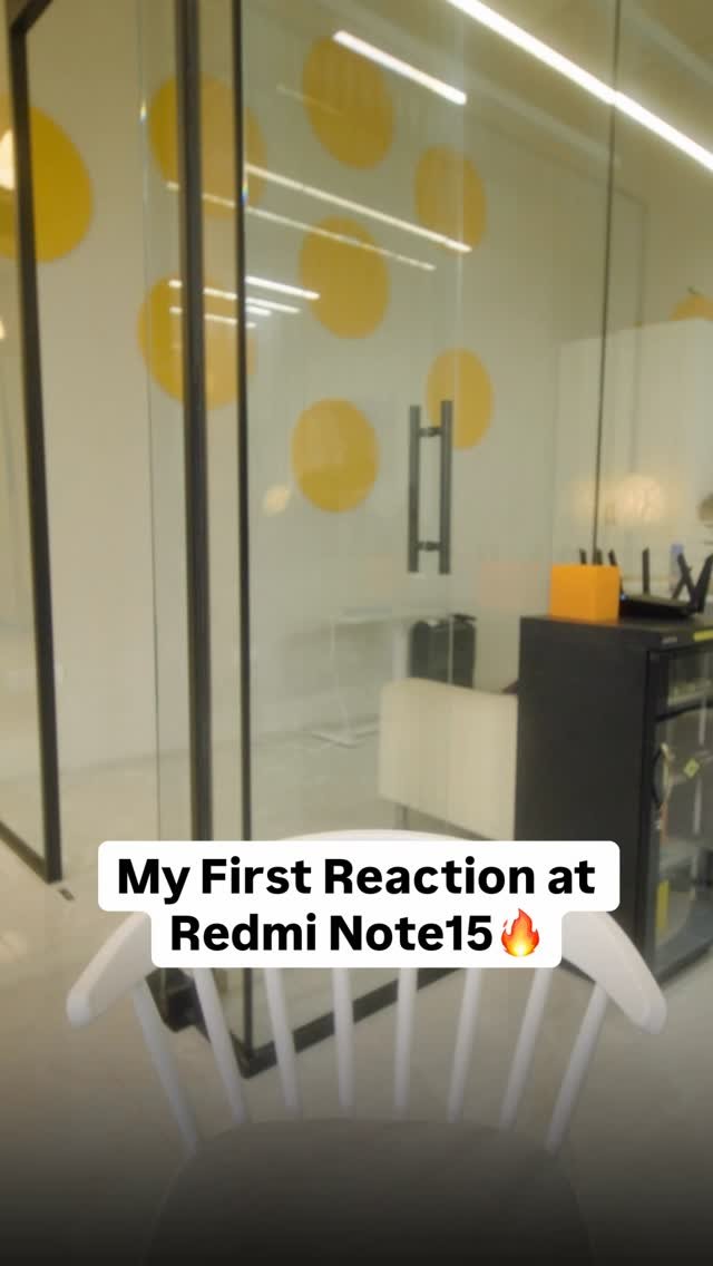 techburner 게시물 이미지: My First Reaction at #RedmiNote15 

#redmi...