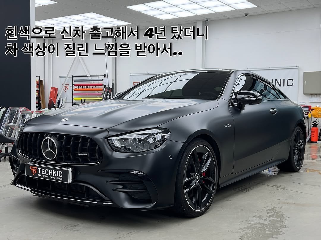 Photo by 박창모 [PPF 랩핑 썬팅] 테크닉 TECHNIC on April 22, 2026. May be an image of sedan, windshield, wheel and text.