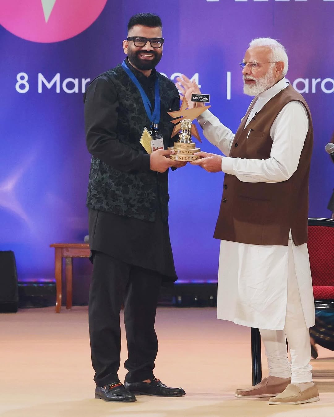 technicalguruji 게시물 이미지: Honoured to receive the Best Tech Creator...