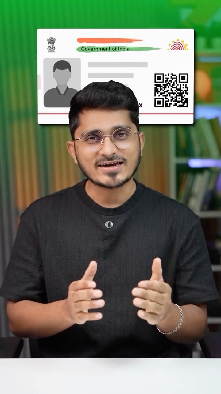 techwithlalit_ 게시물 이미지: आधारकार्ड मधील फोन नंबर बदला मिनिटात...