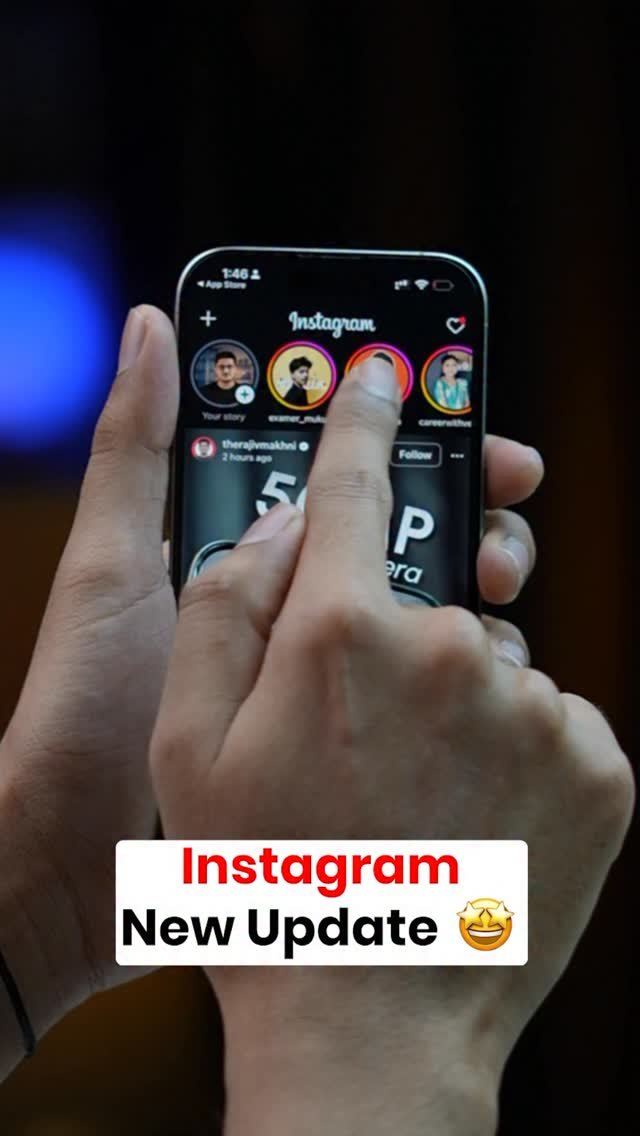 techwithlalit_ 게시물 이미지: Instagram new feature 🔥

#tech #marathireels...