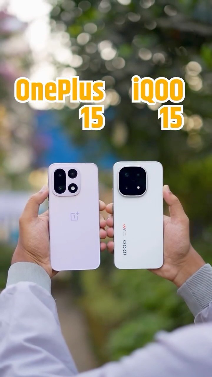 techworldmarathi 게시물 이미지: OnePlus 15 vs iQOO 15 कोणता Phone Best आहे...