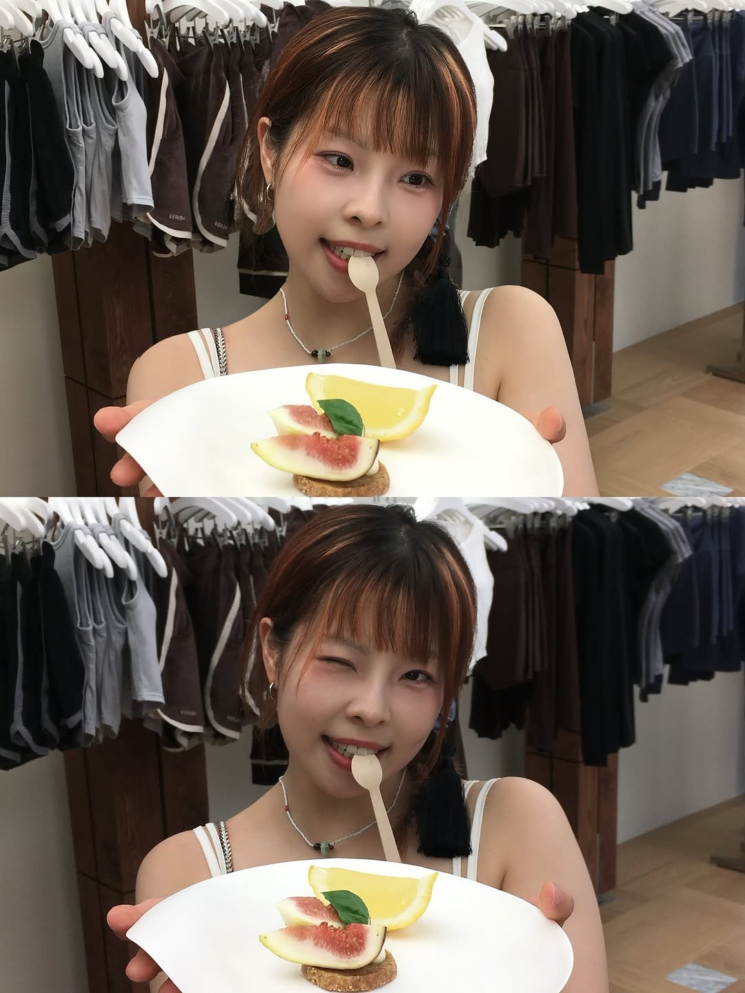 Photo shared by 티니TEENI on September 18, 2025 tagging @verish.me. May be an image of 2 people and text.